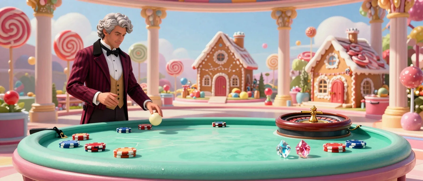 Yummy Wins Casino live casino with roulette, cards and polished chips