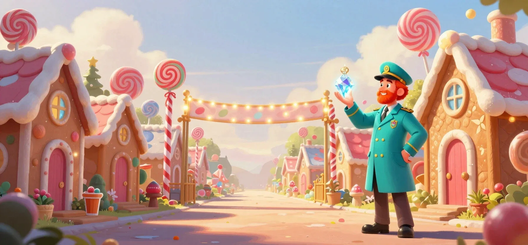 Yummy Wins Casino mobile access shown through two glowing gateways